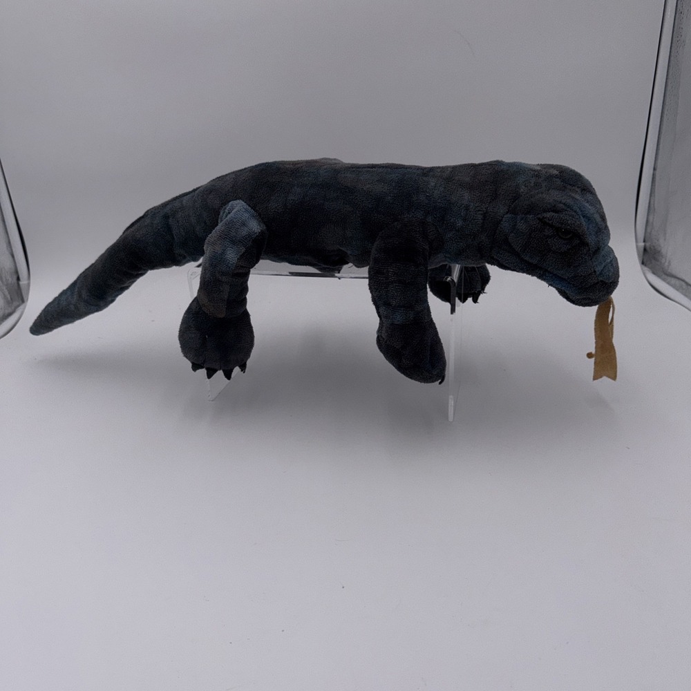 Wild Republic Lizard Reptile Soft Toy Plush Komodo Dragon Green Gray Brown 24"